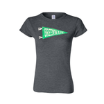 Women Greenville Green Wave Pennant T-Shirt